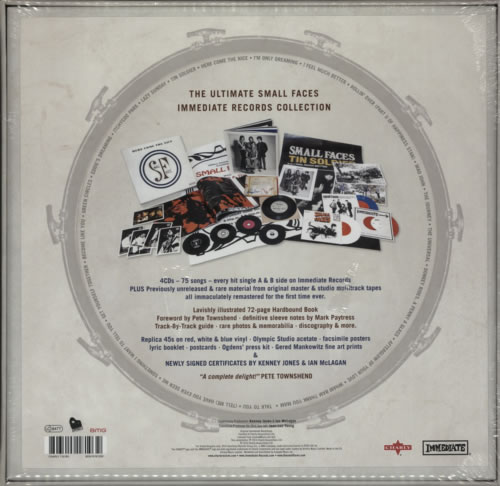 Small Faces Here Comes The Nice - Autographed - Sealed CD Album Box Set UK SMFDXHE605378