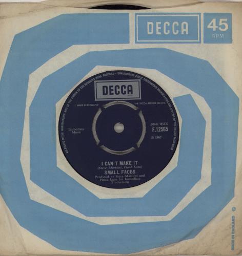 Small Faces I Can't Make It 7" vinyl single (7 inch record / 45) UK SMF07IC535370