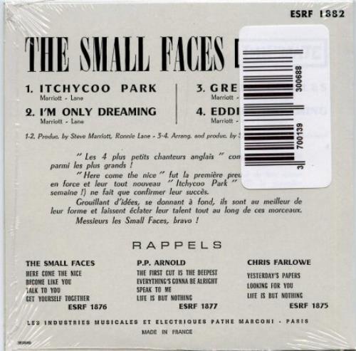 Small Faces Itchycoo Park CD single (CD5 / 5") French SMFC5IT371913