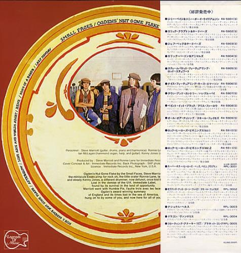 Small Faces Ogdens' Nut Gone Flake vinyl LP album (LP record) Japanese SMFLPOG361659