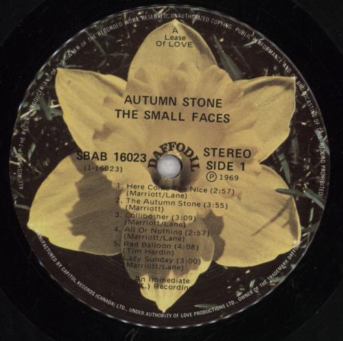 Small Faces The Autumn Stone 2-LP vinyl record set (Double LP Album) Canadian SMF2LTH846780