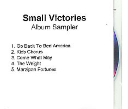 Small Victories Album Sampler CD-R acetate UK SA5CRAL276506