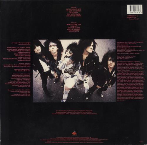 Smashed Gladys Social Intercourse - Warning Sticker vinyl LP album (LP record) German V0BLPSO708284
