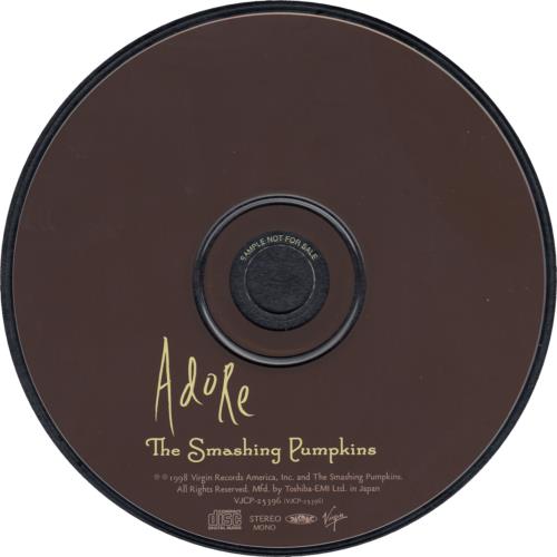 Smashing Pumpkins Adore CD album (CDLP) Japanese SMPCDAD160687