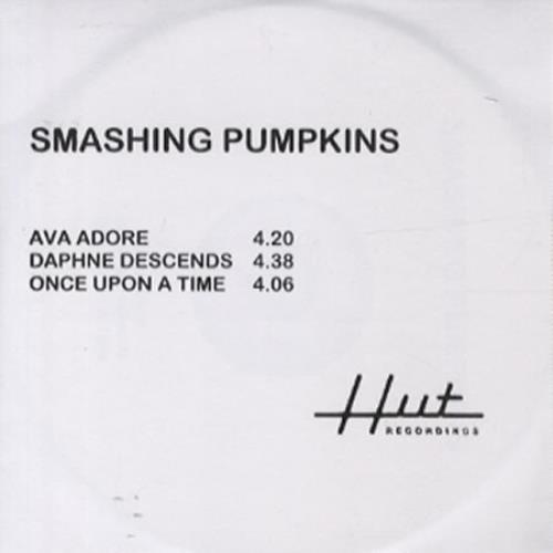Smashing Pumpkins Ava Adore - 3-track CD-R acetate UK SMPCRAV128751
