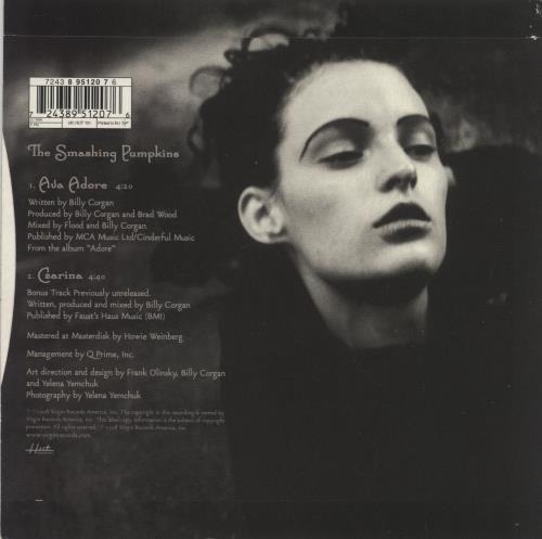 Smashing Pumpkins Ave Adore - Numbered - VG 7" vinyl single (7 inch record / 45) UK SMP07AV869228