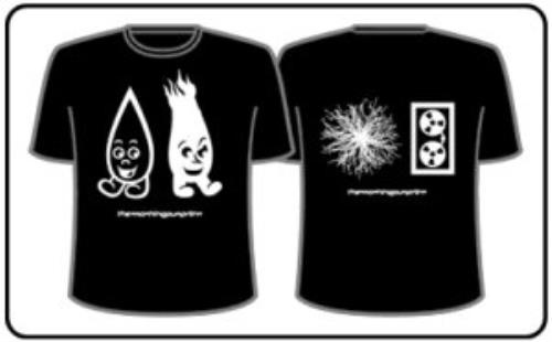 Smashing Pumpkins Cartoon Flames T-Shirt - XL t-shirt US SMPTSCA344914