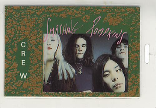 Smashing Pumpkins Crew Pass tour pass UK SMPTPCR350365