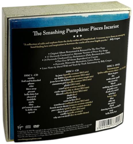 Smashing Pumpkins Pisces Iscariot - Deluxe Editon CD Album Box Set US SMPDXPI859348