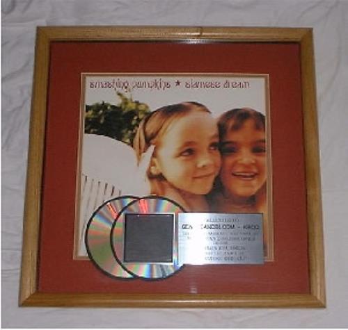 Smashing Pumpkins Siamese Dream - Double Platinum Award award disc US SMPAWSI191236