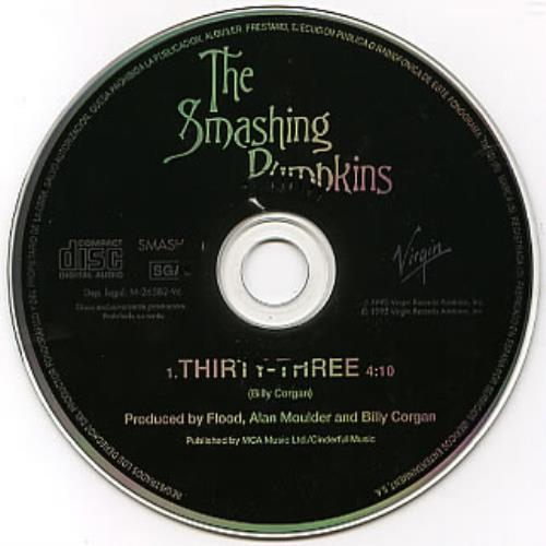 Smashing Pumpkins Thirty Three CD single (CD5 / 5") Spanish SMPC5TH74998