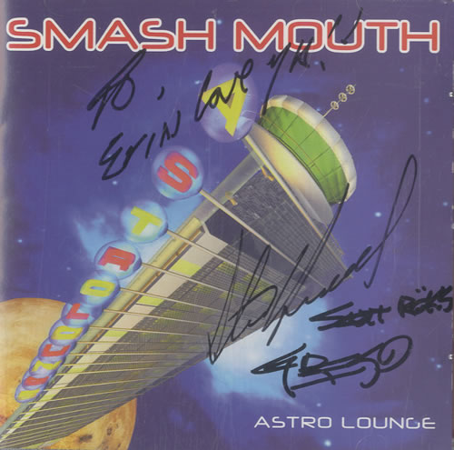 Smash Mouth Astro Lounge - Autographed US CD album (CDLP) (477323)