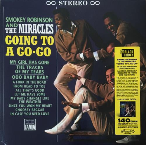 Smokey Robinson & The Miracles Going To A Go-Go - 140 Gram Virgin Vinyl Edition - Sealed vinyl LP album (LP record) US R+MLPGO876504
