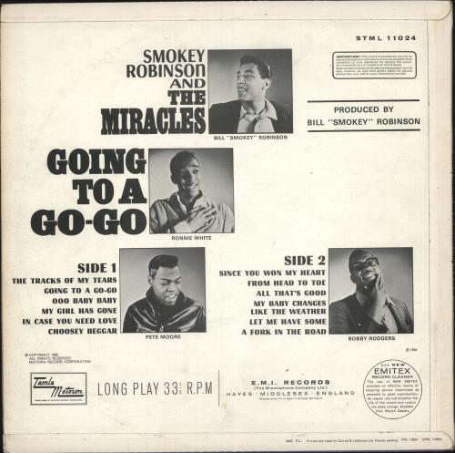 Smokey Robinson & The Miracles Going To A Go-Go vinyl LP album (LP record) UK R+MLPGO732474