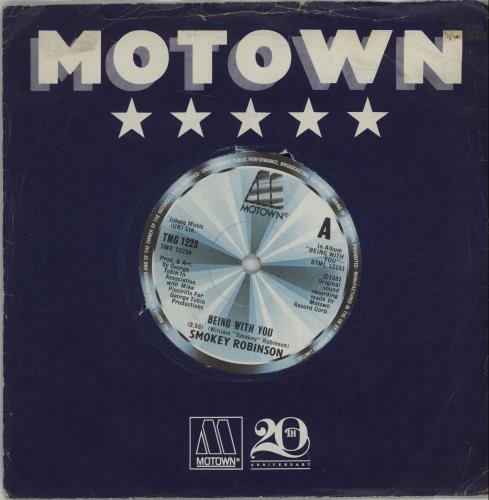 Smokey Robinson Being With You - Solid 7" vinyl single (7 inch record / 45) UK OKE07BE673692