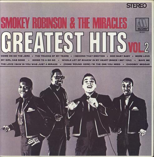 Smokey Robinson Greatest Hits Vol. 2 vinyl LP album (LP record) US OKELPGR837164
