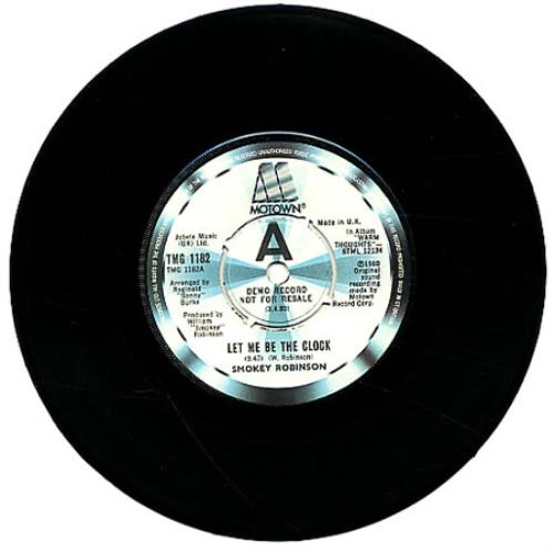 Smokey Robinson Let Me Be The Clock 7" vinyl single (7 inch record / 45) UK OKE07LE346236