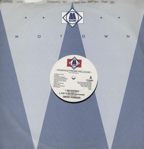 Smokey Robinson One Heartbeat 12" vinyl single (12 inch record / Maxi-single) UK OKE12ON233707