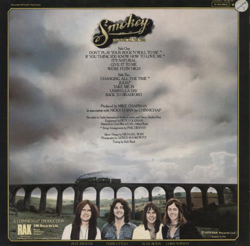Smokie Changing All The Time vinyl LP album (LP record) UK SMKLPCH235304
