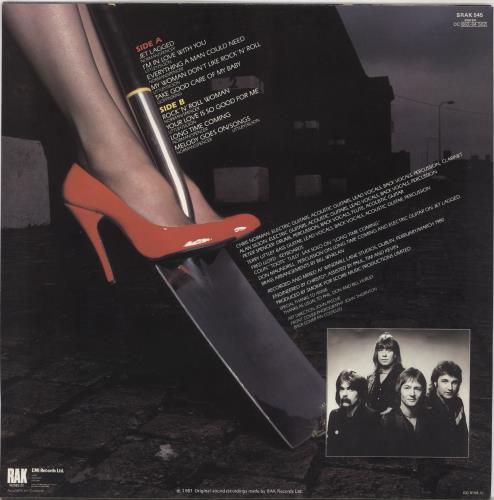 Smokie Solid Ground - Ex vinyl LP album (LP record) UK SMKLPSO732973