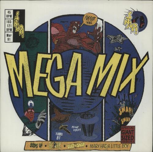 Snap! Mega Mix 7" vinyl single (7 inch record / 45) UK SNP07ME659539