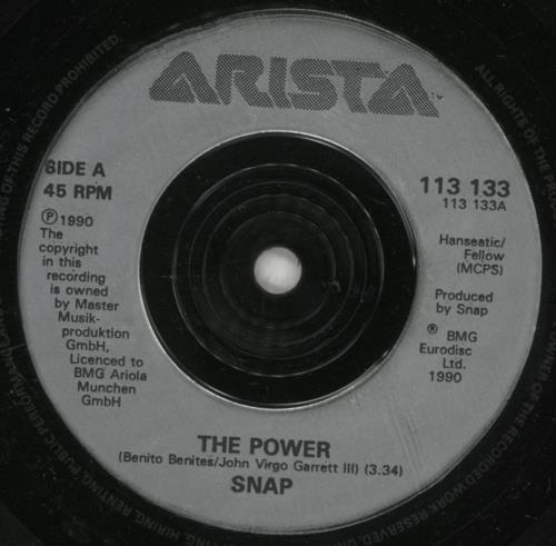 Snap! The Power 7" vinyl single (7 inch record / 45) UK SNP07TH546659