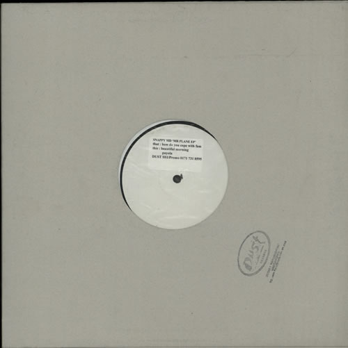 Snappy Sid Mr. Plane EP - White Label 12" vinyl single (12 inch record / Maxi-single) UK WZX12MR628320