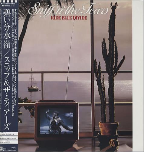 Sniff 'n' The Tears Ride Blue Divide vinyl LP album (LP record) Japanese S&TLPRI371736