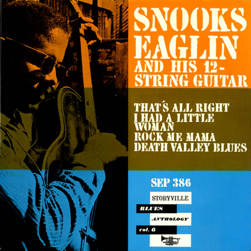 Snooks Eaglin And His 12-String Guitar 7" vinyl single (7 inch record / 45) UK EGI07AN551140