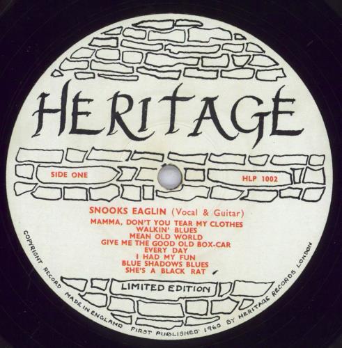 Snooks Eaglin Message From New Orleans + Insert vinyl LP album (LP record) UK EGILPME831093