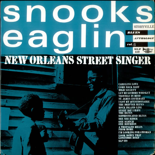 Snooks Eaglin New Orleans Street Singer vinyl LP album (LP record) UK EGILPNE528571