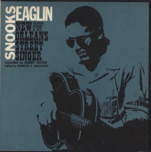 Snooks Eaglin New Orleans Street Singer vinyl LP album (LP record) US EGILPNE861720