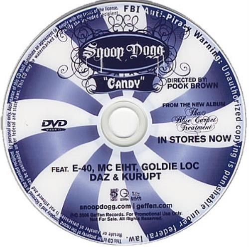Snoop Doggy Dogg Candy - The Video promo DVD-R US SDDDRCA386441