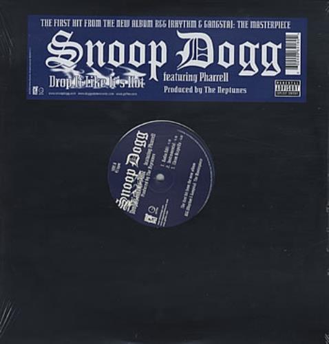 Snoop Doggy Dogg Drop It Like It's Hot 12" vinyl single (12 inch record / Maxi-single) US SDD12DR322179
