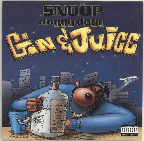Snoop Doggy Dogg Gin & Juice 12" vinyl single (12 inch record / Maxi-single) UK SDD12GI186983
