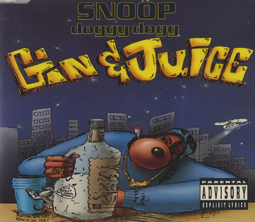 Snoop Doggy Dogg Gin & Juice CD single (CD5 / 5") UK SDDC5GI276859