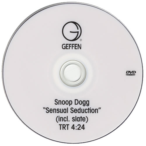 Snoop Doggy Dogg Sensual Seduction promo DVD-R US SDDDRSE434351