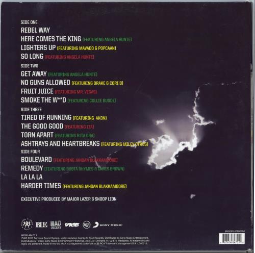 Snoop Lion Reincarnated 2-LP vinyl record set (Double LP Album) UK 3PT2LRE787619