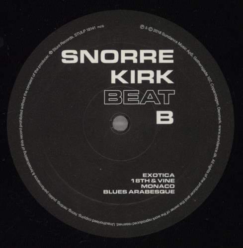 Snorre Kirk Beat vinyl LP album (LP record) Danish 9XSLPBE881717
