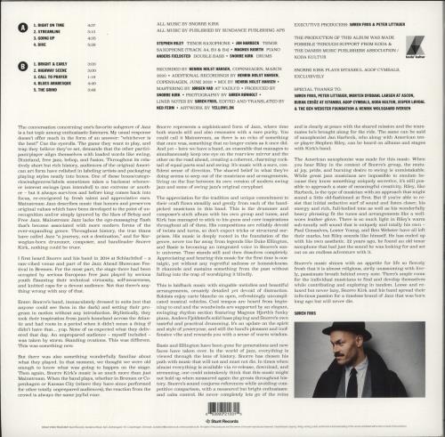 Snorre Kirk Going Up vinyl LP album (LP record) Danish 9XSLPGO869279