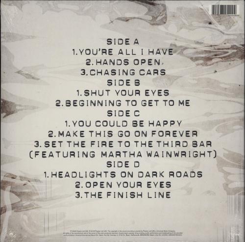 Snow Patrol Eyes Open - Sealed 2-LP vinyl record set (Double LP Album) UK OWP2LEY755829