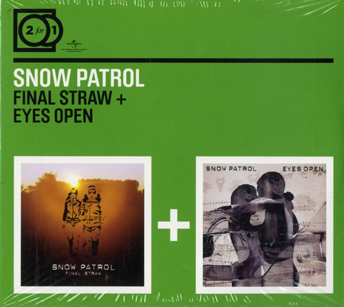Snow Patrol Final Straw / Eyes Open 2 CD album set (Double CD) French OWP2CFI482283