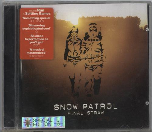 Snow Patrol Final Straw CD album (CDLP) UK OWPCDFI867298