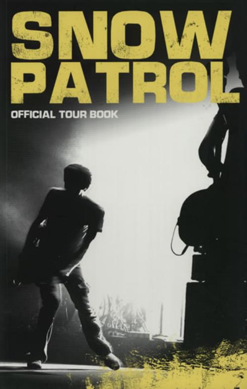 Snow Patrol Official Tour Book + Ticket tour programme UK OWPTROF579899