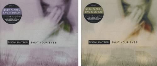 Snow Patrol Shut Your Eyes 3-CD album set (Triple CD) German OWP3CSH401069