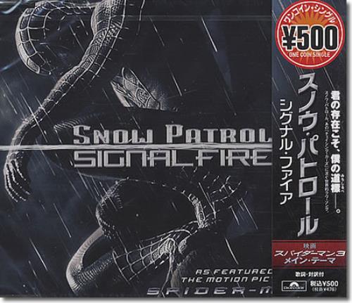 Snow Patrol Signal Fire CD single (CD5 / 5") Japanese OWPC5SI397149