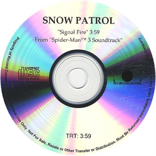 Snow Patrol Signal Fire CD-R acetate US OWPCRSI404955