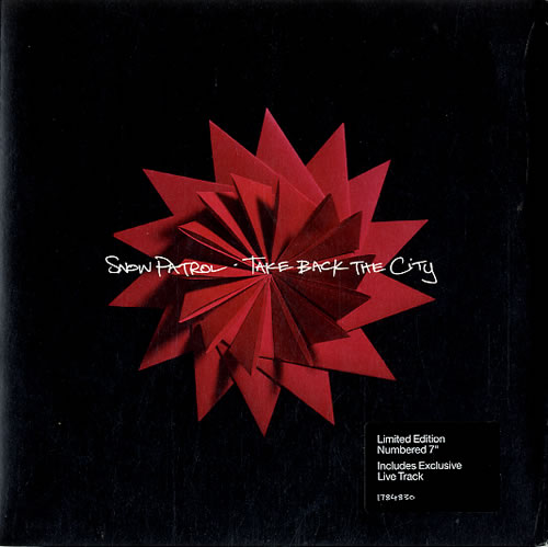 Snow Patrol Take Back The City 7" vinyl single (7 inch record / 45) UK OWP07TA448700