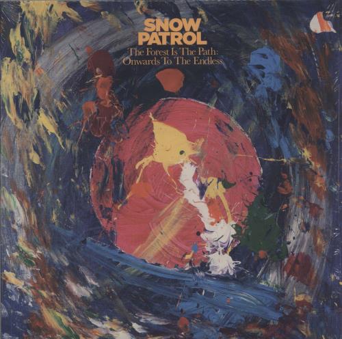Snow Patrol The Forest Is The Path: Onwards To The Endless EP - Pink Transparent Vinyl 12" vinyl single (12 inch record / Maxi-single) UK OWP12TH872632