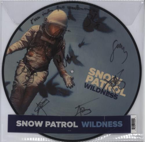 Snow Patrol Wildness - Autographed picture disc LP (vinyl picture disc album) UK OWPPDWI883009